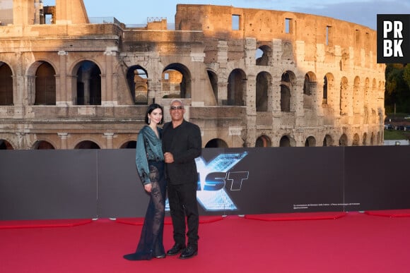 Vin Diesel - Meadow Walker à la première du film "Fast & Furious X" à Rome, le 12 mai 2023.