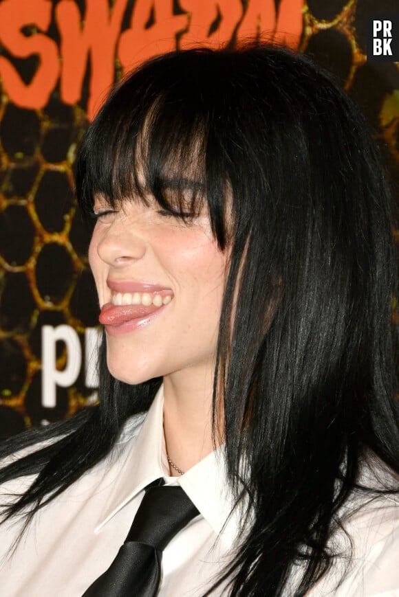 Billie Eilish à la première du film "Swarn at the Lighthouse" à Los Angeles, le 14 mars 2023. 