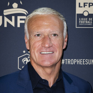 Didier Deschamps (sélectionneur de l'équipe de France) au photocall de la 31ème cérémonie des "Trophées UNFP" au Pavillon Gabriel. Paris, le 28 mai 2023.