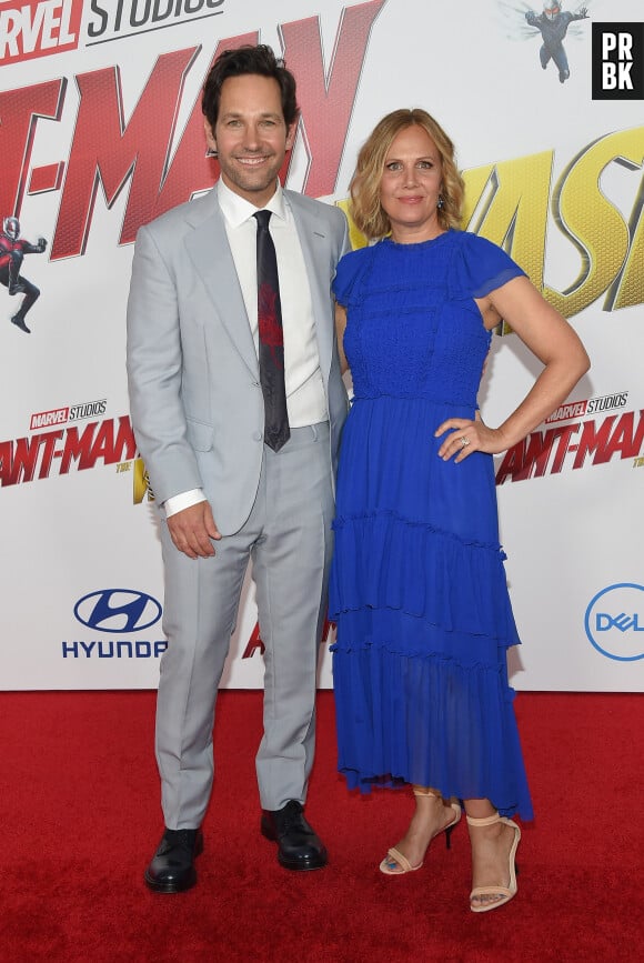 Paul Rudd et sa femme Julie Yaeger à la première de "Ant-Man and The Wasp" au théâtre El Capitan à Hollywood, le 25 juin 2018 © Lisa O'Connor via Zuma/Bestimage