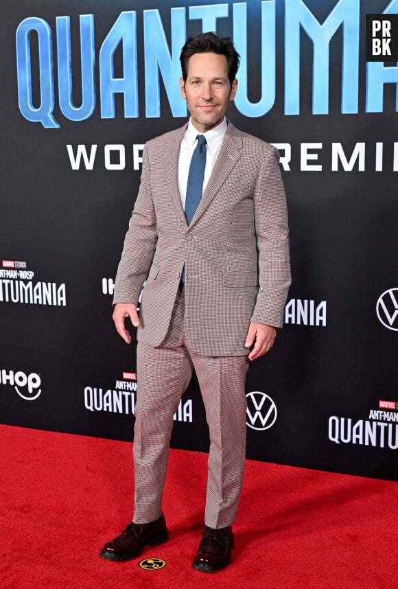 Paul Rudd au photocall du film Ant-Man et la Guêpe : Quantumania au Regency Village à Los Angeles le 6 février 2023.