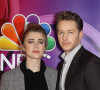 Melissa Roxburgh et Josh Dallas lors du photocall de la conférence de presse de la NBC à New York le 24 janvier 2019.