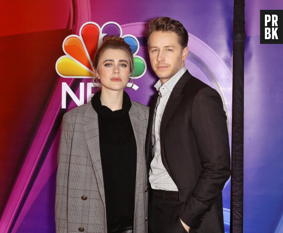 Melissa Roxburgh and Josh Dallas au photocall du press-junket de NBC à New York, le 24 janvier 2019.