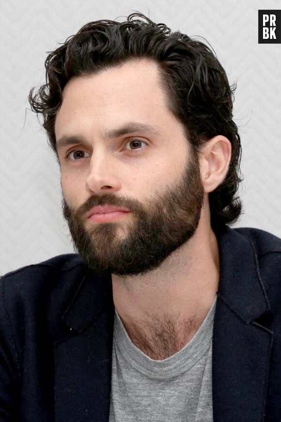 Penn Badgley lors d'une conférence de presse à New York en 2019. Photo by Munawar Hosain/Startraks/ABACAPRESS.COM