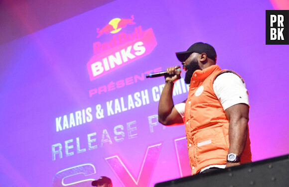 Kaaris et Kalash Criminel - Release Party de Kaaris et Kalash Criminel " SVR" à la Gaité Lyrique à Paris le 28 janvier 2022. © Veeren/Bestimage