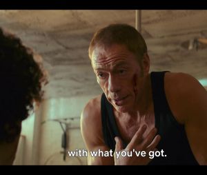 Jean-Claude Van Damme joue dans le film "The Last Mercenary". Los Angeles. Le 8 juin 2021. 