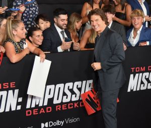 New York, NY - Tom Cruise with cast and friends at the "Mission: Impossible - Dead Reckoning Part One" premiere held at the Rose Theater at Jazz at Lincoln Center in New York City. Pictured: Tom Cruise