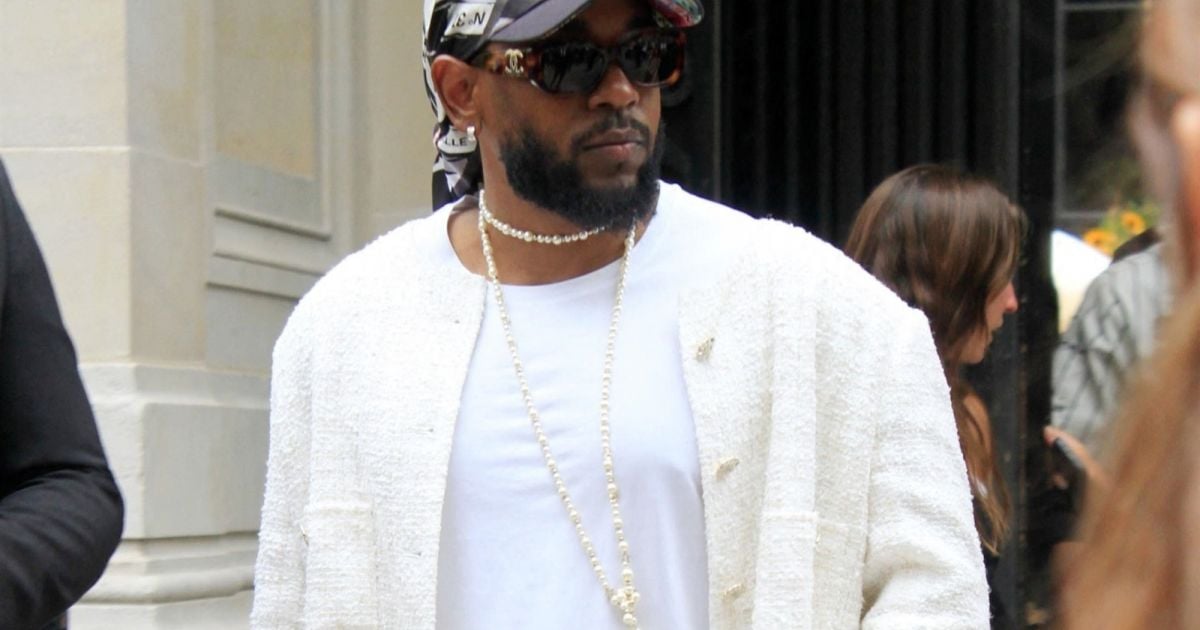 Kendrick Lamar - Les célébrités à la sortie du Chanel Private Lunch au  Palais Galliera après le