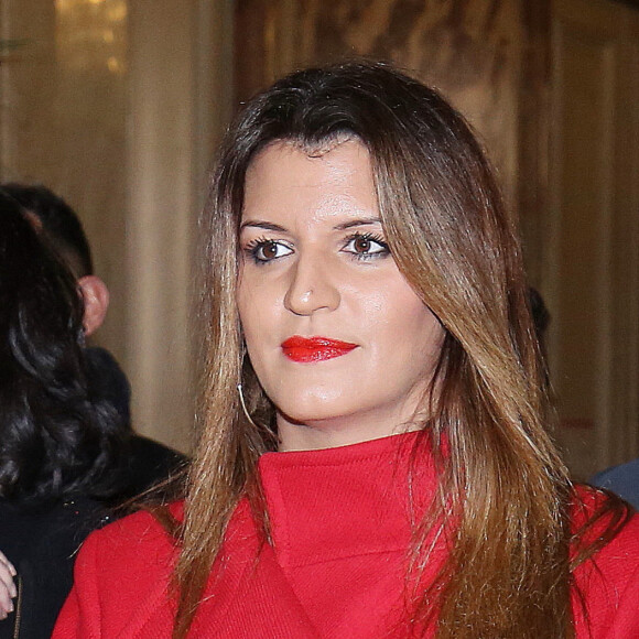 Rima Abdul-Malak, Marlène Schiappa - Remise du prix Ilan Halimi à l'Hôtel de Bourvallais à Paris, en présence d'E.Dupond-Moretti, ministre de la Justice, le 14 février 2023. © Jonathan Rebboah / Bestimage  