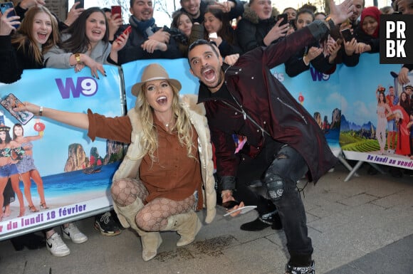 Jessica Thivenin et Julien Tanti à l'avant-première de la nouvelle saison de l'émission de télé-réalité "Les Marseillais Asian Tour" au cinéma Gaumont Champs-Elysées à Paris, France, le 13 février 2019. © Veeren/Bestimage