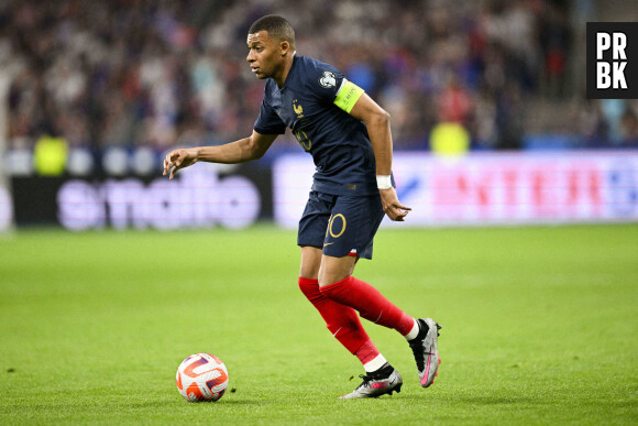 Kylian Mbappé - Match de qualifications de l'Euro2024 "France - Grèce (1-0)" au stade de France, le 19 juin 2023.