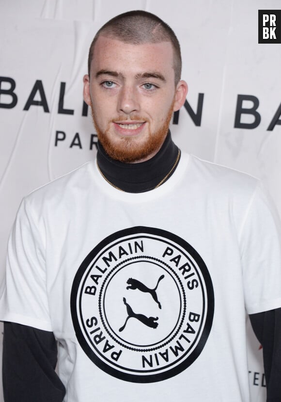 Angus Cloud au photocall de la soirée "Puma x Balmain" à Los Angeles, le 21 novembre 2019. 