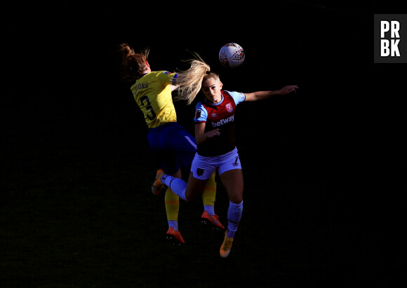 Here is the PA news agency’s selection of pictures of the year. Brighton’s Felicity Gibbons, left, and Alisha Lehmann of West Ham compete for a header during a Women’s Super League match in November. Rianna Jarrett’s second-half finish earned a 1-0 away win for Albion at Chigwell Construction Stadium in Dagenham. ... Christmas Package 2020 ... 17-12-2020 ... Dagenham ... UK ... Photo credit should read: Mike Egerton/PA Wire. Unique Reference No. 57154514 ... Issue date: Thursday December 17, 2020. See PA story SPORT Christmas Pictures. Photo credit should read Mike Egerton/PA Wire. 