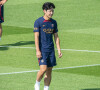 Kang-in Lee (Paris SG) - Entraînement des joueurs du Paris Saint-Germain à Poissy le 20 juillet 2023.