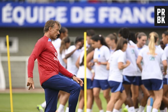 Herve Renard - Selectionneur / Entraineur (Fra) - Entrainement de l'équipe de France Feminine à Clairefontaine, le 4 juillet 2023. 
