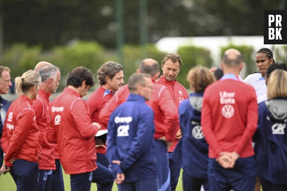 Herve Renard - Selectionneur / Entraineur (Fra) - Entrainement de l'équipe de France Feminine à Clairefontaine, le 4 juillet 2023. 