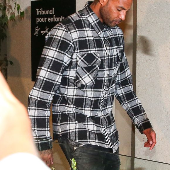 Booba, de son vrai nom Élie Yaffa - Les rappeurs Kaaris et Booba, ainsi que neuf autres prévenus, ont été jugés ce jeudi devant le tribunal correctionnel de Créteil pour violences aggravées et vols en réunion après leur bagarre à Orly le 1er août dernier le 6 septembre 2018.