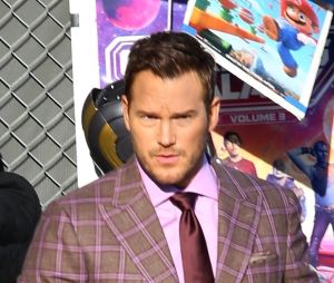 Chris Pratt quitte l'émission Jimmy Kimmel Live! à Los Angeles le 27 avril 2023. 
