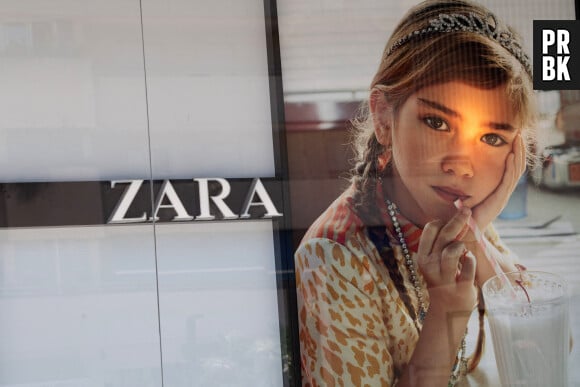 A shop sign of ZARA, on July 7, 2020 in Marbella, Spain. Photo by David Niviere/ABACAPRESS.COM