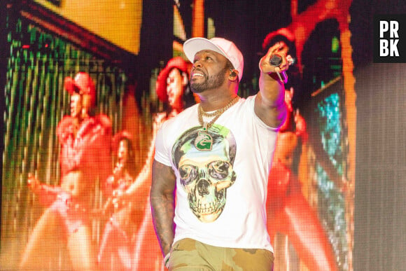 50 Cent n'a pas sa langue dans sa poche.
Rapper 50 CENT (CURTIS JACKSON III) - Les artistes sur la scène du festival "Lovers & Friends" à Las Vegas, le 8 mai 2023. © Daniel DeSlover/Zuma Press/Bestimage