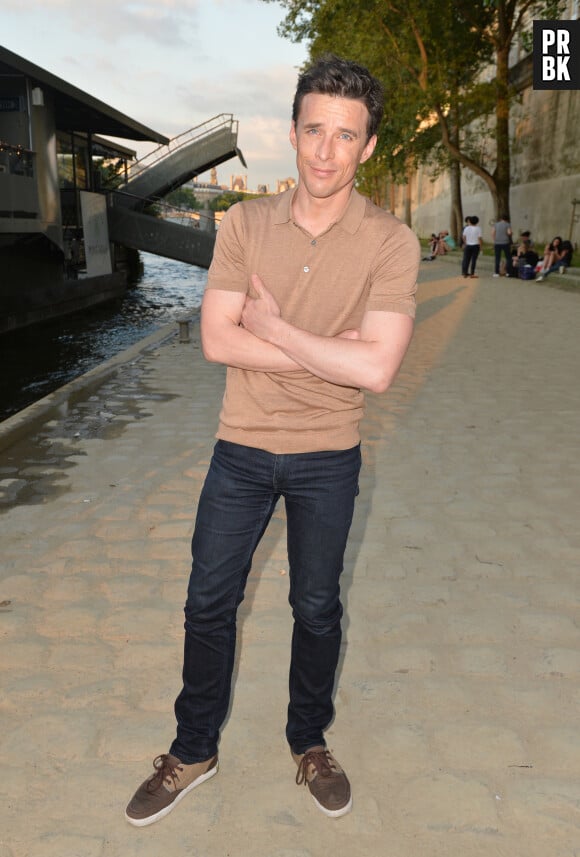 François-Xavier Ménage - GQ Riviera PArty sur la péniche " les jardins du Pont Neuf " à Paris le 24 juin 2016. © Veeren / Bestimage