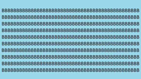 Vous avez 10 secondes pour retrouver le "8" au milieu des "B" : le test de concentration et de rapidité qui rend zinzin