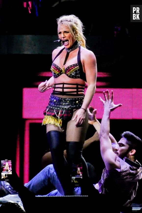 Britney Spears en concert à Scarborough, Royaume-Uni le 17 août 2018. 