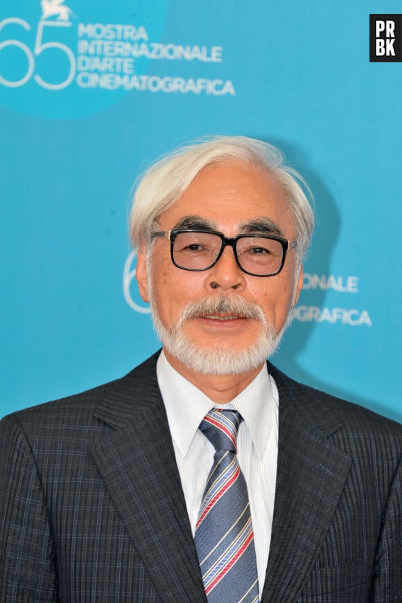 Japanese director Hayao Miyazaki attends the 'Ponyo on the Cliff by the Sea' photocall at the Piazzale del Casino during on Venice Lido, the 65th Venice Film Festival on August 31, 2008 in Venice, Italy. Photo by Thierry Orban/ABACAPRESS.COM 