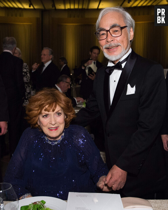 Honorary Award recipients Maureen OÇ?ÙHara (left) and Hayao Miyazaki attend the 6th Annual Governors Awards in The Ray Dolby Ballroom at Hollywood & Highland Cente in Hollywood, Los Angeles, CA, USA on Saturday, November 8, 2014. Photo by LFI/Photoshot/ABACAPRESS.COM 