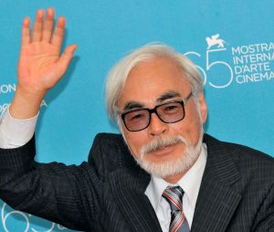 Japanese director Hayao Miyazaki attends the &#039;Ponyo on the Cliff by the Sea&#039; photocall at the Piazzale del Casino during on Venice Lido, the 65th Venice Film Festival on August 31, 2008 in Venice, Italy. Photo by Thierry Orban/ABACAPRESS.COM 