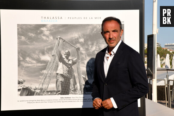 Inauguration de l'exposition des photographies de Nikos Aliagas "Thalassa, peuples de la mer" sur la croisette à Cannes le 25 juin 2020. © Bruno Bebert / Bestimage 