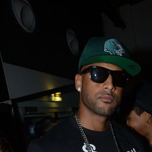 Le rappeur Booba au Palais Maillot pour un After Show après son concert au Zénith, à Paris, le 13 avril 2013.
