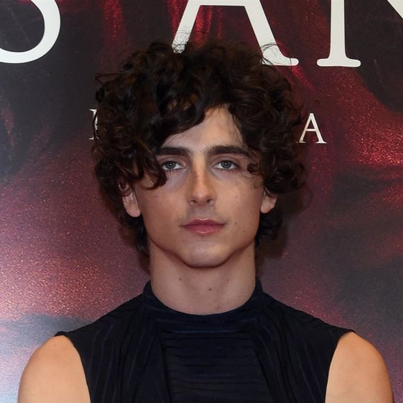 Timothee Chalamet lors du photocall du film "Bones And All" à Milan, Italie, le 12 novembre 2022.