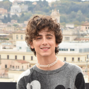 Timothée Chalamet - Photocall du film "Bones and All" à Rome le 12 novembre 2022.