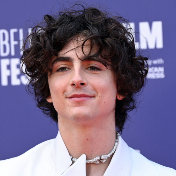 Timothee Chalamet - Photocall du film "Bones and All" lors du festival du film de Londres (BFI), le 8 octobre 2022.