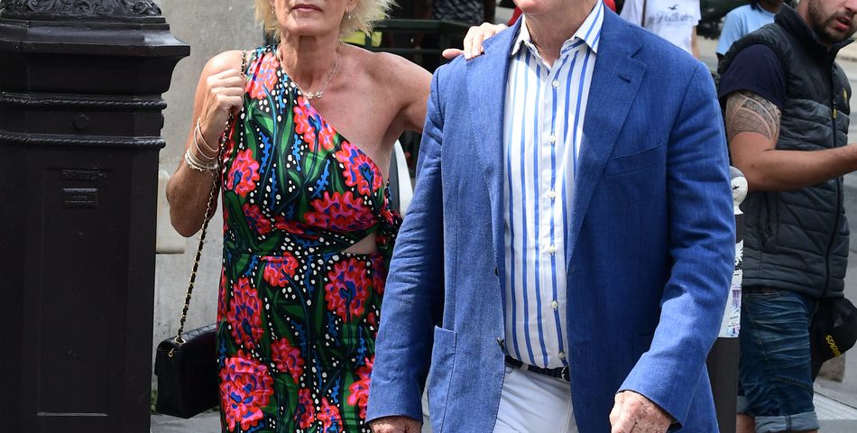 Sophie Davant et son compagnon William Leymergie - Mariage de Claude