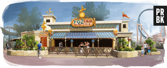 En 2024, le Parc Astérix accueillera un nouveau restaurant : P'OZ Kebab