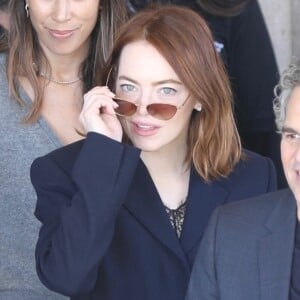 Palm Springs, CA - Actors Emma Stone and Mark Ruffalo and director Yorgos Lanthimos arrived to the 2024 Palm Springs Film Festival, where Emma Stone will receive the Desert Palm Achievement Award for her role in Poor Things. Pictured: Emma Stone