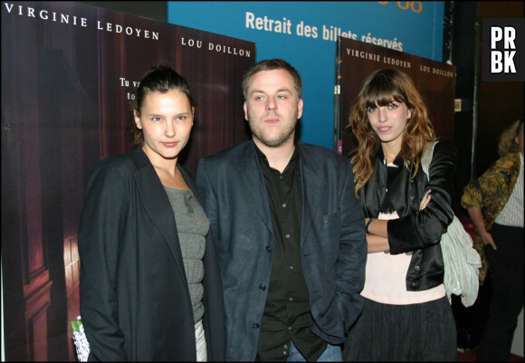 Virginie Ledoyen, le réalisateur Pascal Laugier et Lou Doillon - Avant-première du film Saint Ange à l'UGC Ciné Cité des Halles à Paris