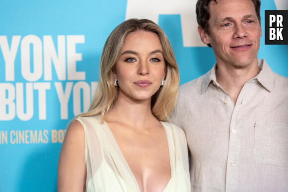 Moore Park, AUSTRALIA - Guests and cast attend "Anyone But You" Special Australian Screening held at Hoyts Entertainment Quarter. Pictured: Will Gluck & Sydney Sweeney