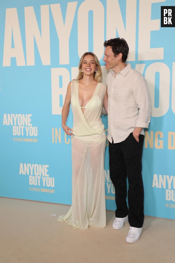 Sydney, AUSTRALIA - Sydney Sweeney attends Special Sydney screening of Anyone But You red carpet. Pictured: Sydney Sweeney, Will Gluck 