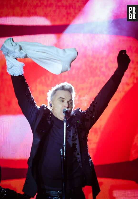 Robbie Williams fait le show à Schladming le 8 décembre 2023