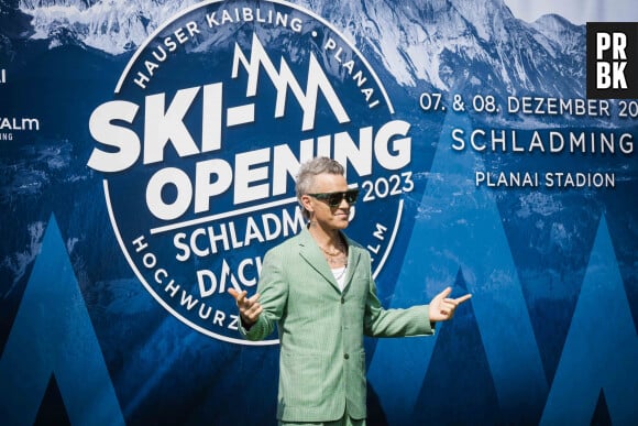 Robbie Williams vient annoncer 2 concerts prévus les 7 et 8 décembre 2023 lors de l'inauguration de la saison de ski Schladming en Autriche.