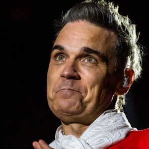 Robbie Williams en concert lors du festival "North Music Fesival" à Porto. Le 28 mai 2023 © Atlantico Press / Zuma Press / Bestimage