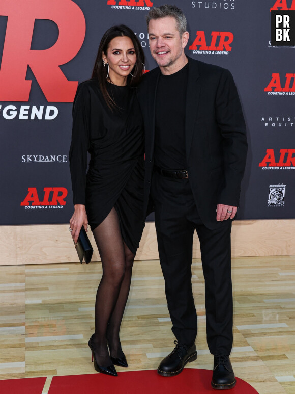 Luciana Barroso et son mari Matt Damon