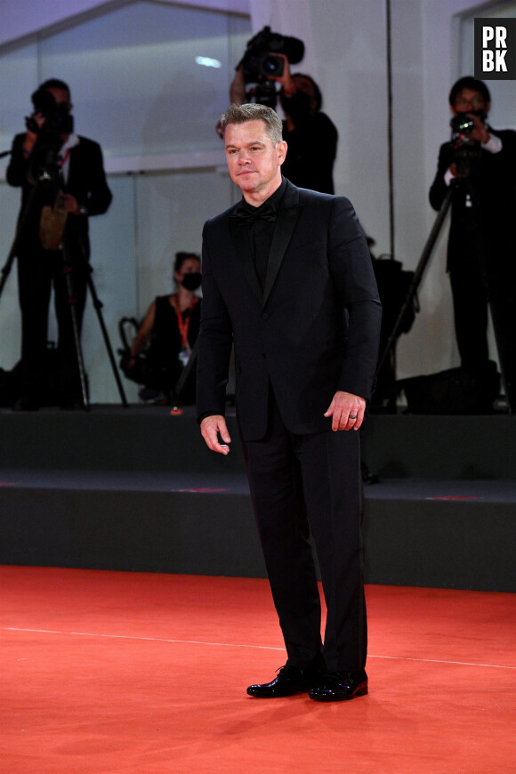 Matt Damon - Première de "The Last Duel" pendant le festival international du film à Venise (La Mostra), le 10 septembre 2021.