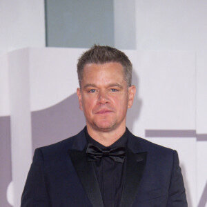 Matt Damon - Première de "The Last Duel" lors du festival international du film de Venise (La Mostra), le 10 septembre 2021.