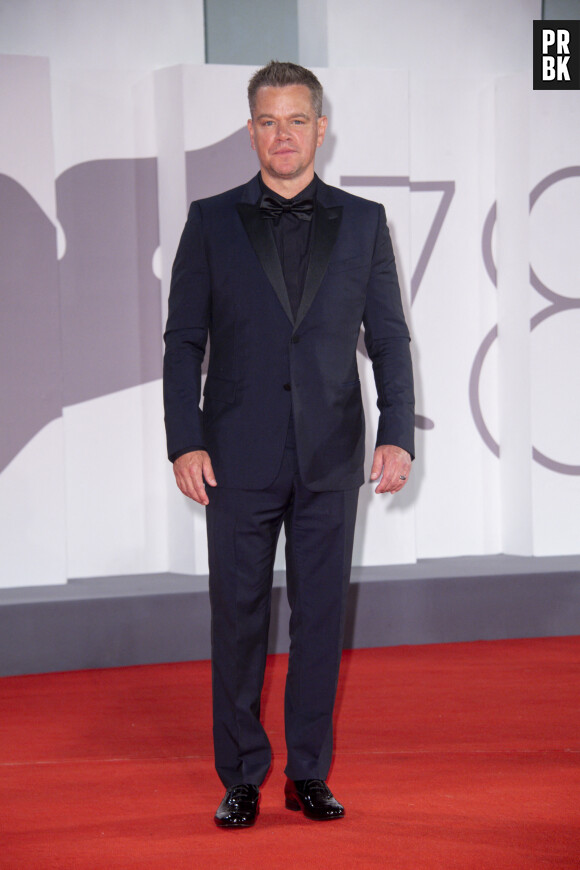 Matt Damon - Première de "The Last Duel" lors du festival international du film de Venise (La Mostra), le 10 septembre 2021.
