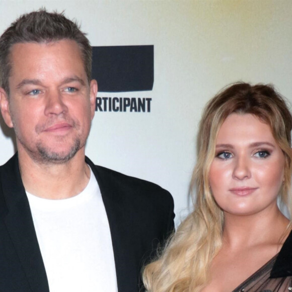 Matt Damon, Abigail Breslin - Les célébrités assistent à la première du film "Stillwater" au Lincoln Theater à New York