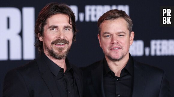 Christian Bale, Matt Damon - Les célébrités assistent à la première de "Ford v Ferrari" à Los Angeles, le 4 novembre 2019.